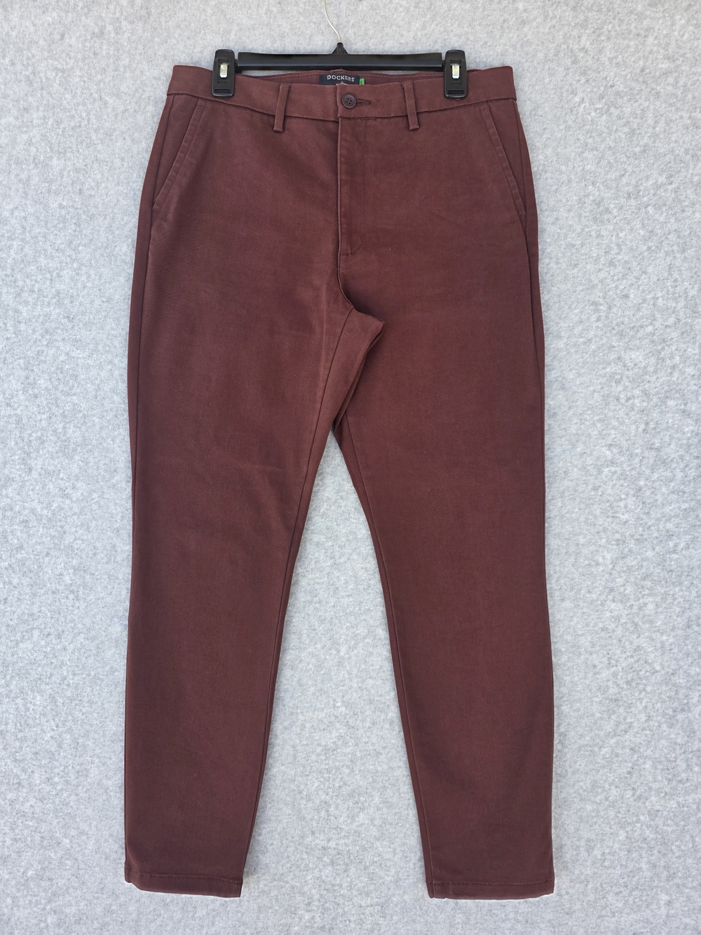 Dockers Women's Maroon/Brown Chino Skinny Pants Size 31